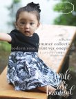 画像2: トップスブラック切替ワンピース  (modern rose Print ver)  (2)